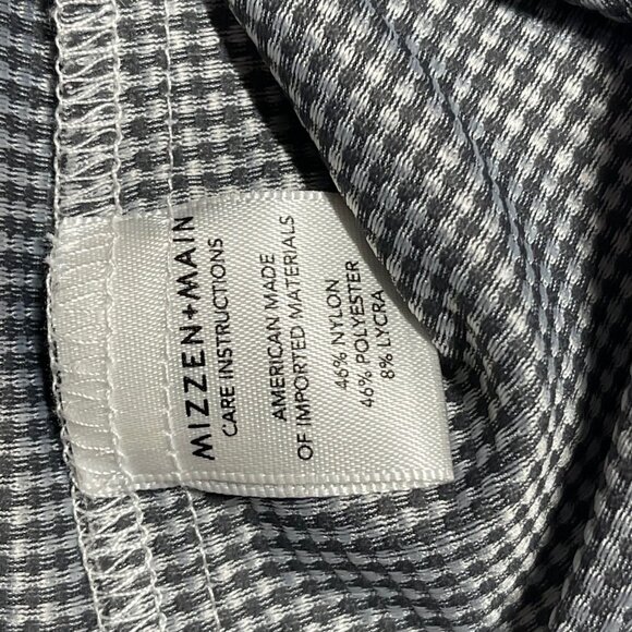 Mizzen+Main Spinnaker Collection Mens Medium Standard Fit Button-Up Shirt - Picture 4 of 7